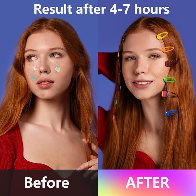 2PACK 224 Counts Cute & Fashion Stars Pimple Patches for Face , Hydrocolloid Acne Patches,Zits Absorbing Patch, Covering Zits and Blemishes with Salicylic Acid, Tea Oil & Centella, Cruelty Free