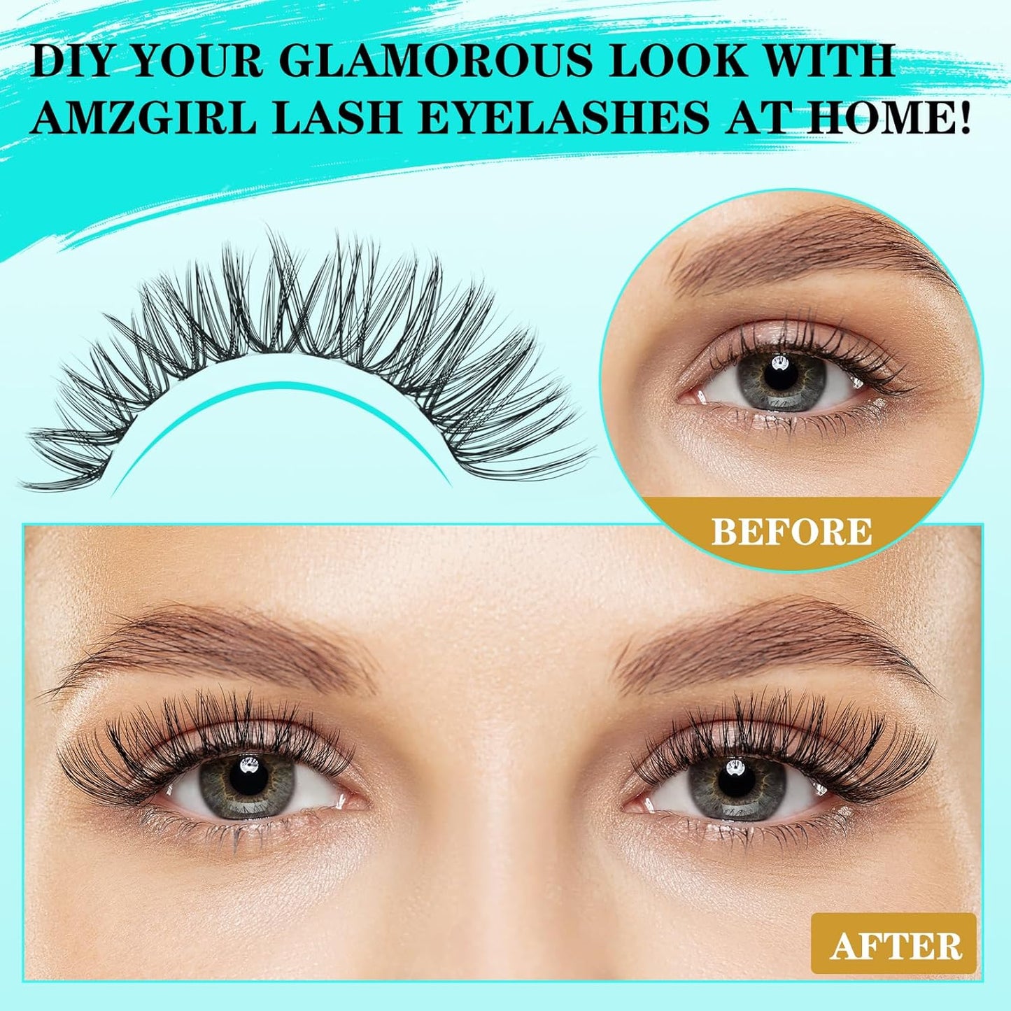 Lash Extension Kit 240Pcs 30D Individual Lashes Clusters Kit,Lash Bond And Seal for Eyelashes Extensions,Lash Applicator Tool For False Eyelash Cluster Kit(30D,D-Mix9-16mm)