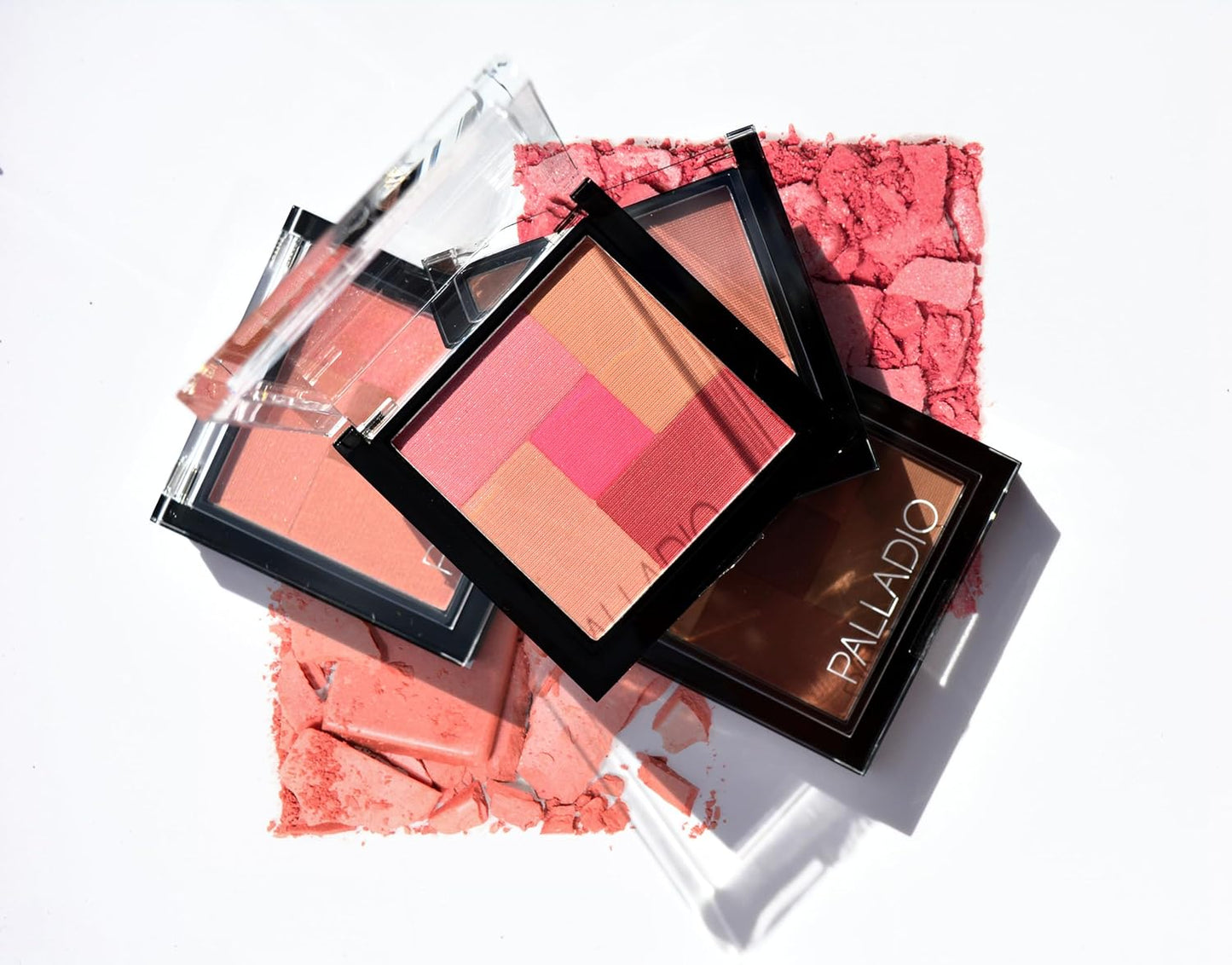 Palladio 2-In-1 Mosaic Powder Blush & Bronzer, Sun Kissed