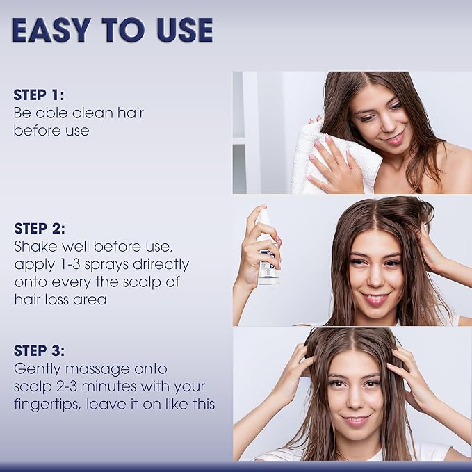 Dry Scalp Serum for Hair Growth - Improves Scalp Health to Promote Hair Grow Longer Thicker Stronger Fuller & Shinier, Hair Scalp Oils for Hair Growth Non-greasy, No Sticky Residue.