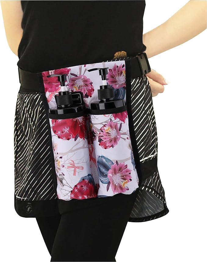 Massage Bottle Bag Massage Oil Holster Lotion Holster Massage Therapist Massage Oil Holster Massage Lotion … (Hua, 2 Bottle)