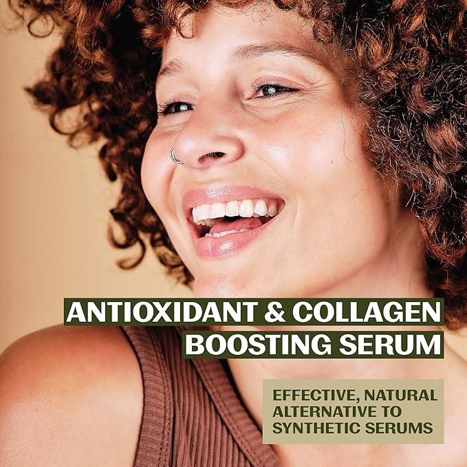 Thrive Natural Bakuchiol Serum for Face - Healthier Retinol Alternative with Hyaluronic Acid - Collagen Boosting Face Serum for Brighter and Firmer Skin - Vegan, Made in USA