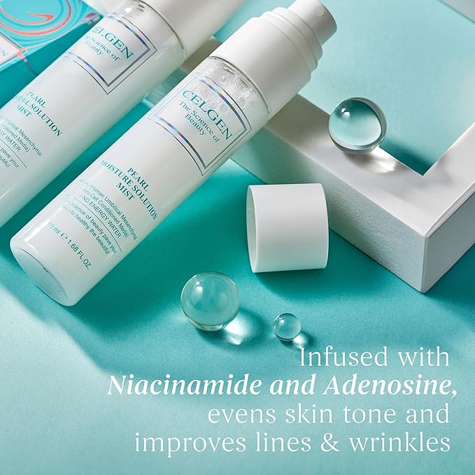 CELGEN] Pearl Moisture Solution Mist, 1.68 Fl. Oz./50ml