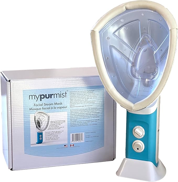 Mypurmist Facial Steam Mask Accessory - Convert Mypurmist Free/2 into Professional Facial Steamer, Hydrate Skin, Unclog Pores, Includes 4-Piece Skin Kit for Blackhead Removal