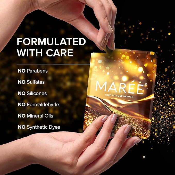 MAREE Under Eye Gels – Smooth and Cool the Eye Area – Lightweight Care with Golden Glow Effect