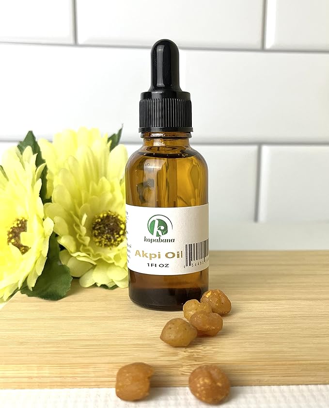 Akpi Oil | Ndjansan | Ricinodendron heudelotii |Cold Pressed | Organic| Extra Virgin | Massage Oil 1oz