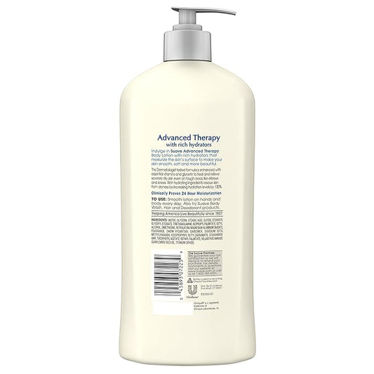 Suave Skin Solutions Body Lotion, Advanced Therapy, 18 oz