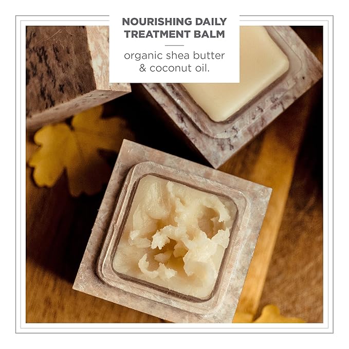 Zents Concreta Firming Repair Balm & Solid Parfum (Fig Fragrance) | Moisturizing Shea Butter & Coconut Oil for Skin | 1.25 fl oz