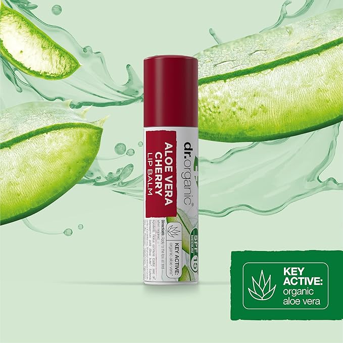 Organic Docotr Aloe Vera Cherry Lip Balm
