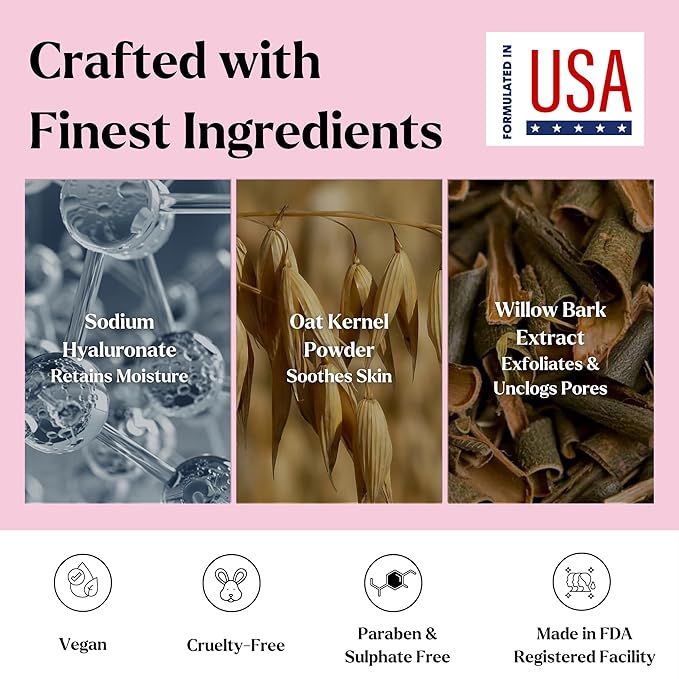 VogueNow Premium Jelly Face Mask for Facials - Bulgarian Rose, 24K Gold, Lavender & Hyaluronic Acid (Pack of 4) - Hydrating, Brightening & Nourishing Jelly Mask | Vajacial | 92 Oz Face Mask Skin Care