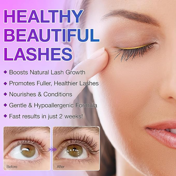 Lash Serum - Rapid Eyelash Growth Serum,eyelash serum,Enhancing Growth Thickness,Boost Thicker, Fuller, and Longer Lashes 5ml