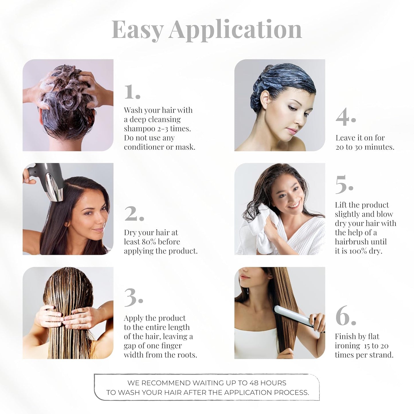 Expert Hair Sensation, Brazilian Keratin Hair Treatment - Anti Frizz for All Hair Types – Long-Lasting Straightening - Keratina Para Alisar El Pelo, Brazilian Blowout Products (500ml/16.9fl.oz)