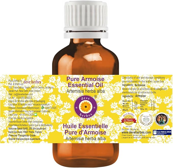 Deve Herbes Pure Armoise Essential Oil 10ml (0.33 oz)
