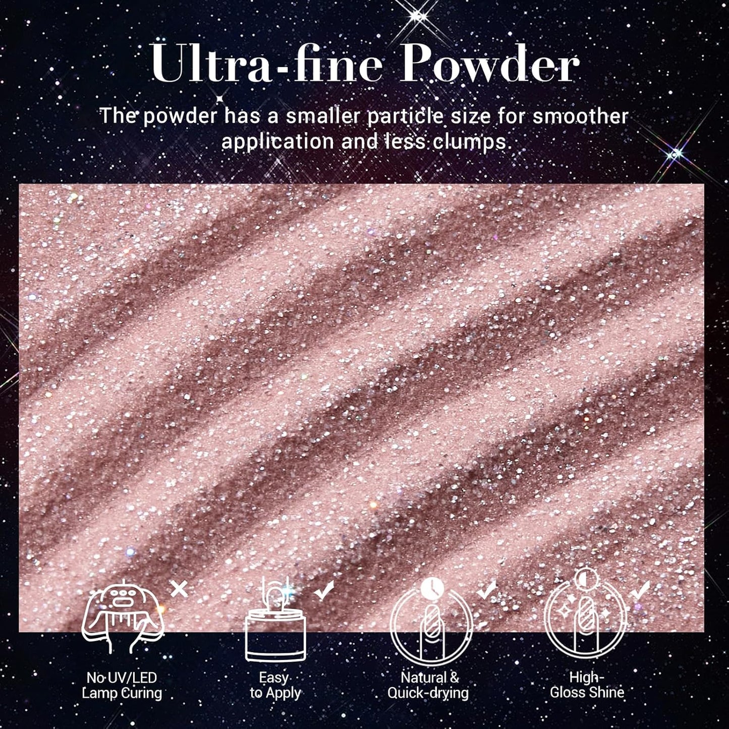 AZUREBEAUTY Dip Powder Nail Set 6 Colors Dark Light Blue Purple Brown Wine Red Shimmery Sparkle Shiny Fall Winter Dipping Powder Starter Kit French Nail Art Manicure Salon No Need Nail Lamp Cured