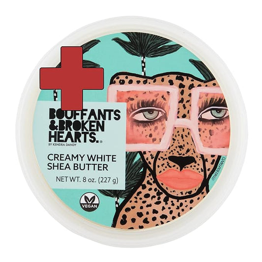 Bouffants Bundle - African Black Soap Bar (16oz) | Creamy White Shea Butter (8oz)