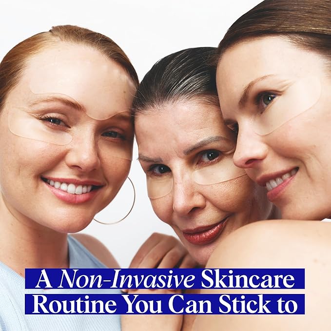 Wrinkles Schminkles Silicone Anti-Wrinkle Patch Bundle – Forehead Wrinkle Patches & Under Eye Patches – Reusable, Non-Invasive Pads for Fine Lines, Puffiness & Dark Circles