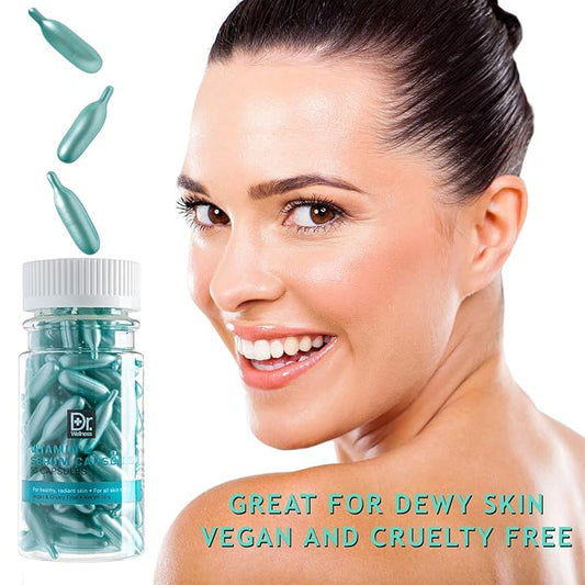 Dr. Wellness Moisturizing, Serum Capsules with Vitamin E, For Glowing, Radiant Skin, 90 Capsules