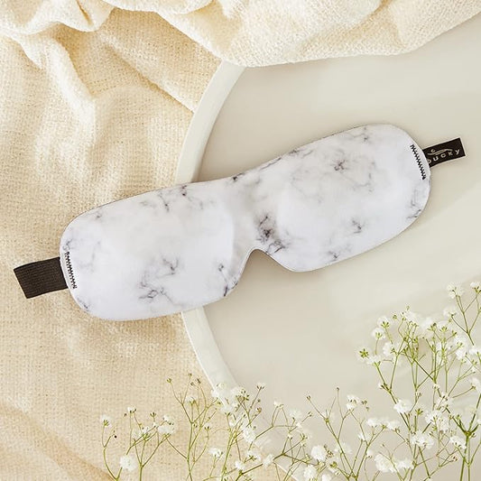 Bucky 40 Blinks No Pressure Printed Eye Mask for Travel & Sleep, Marble, One Size