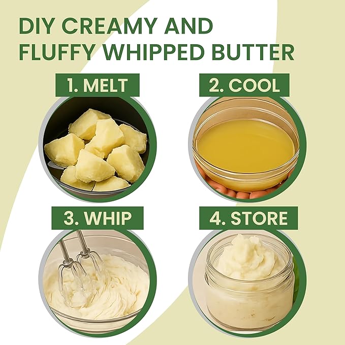 Shea butter, 1 KG, Raw, Unrefined, Grade A, Hand made, Ivory, Ghana Africa, Great for Hair, Skin, Nourish and moisturize, Body butter