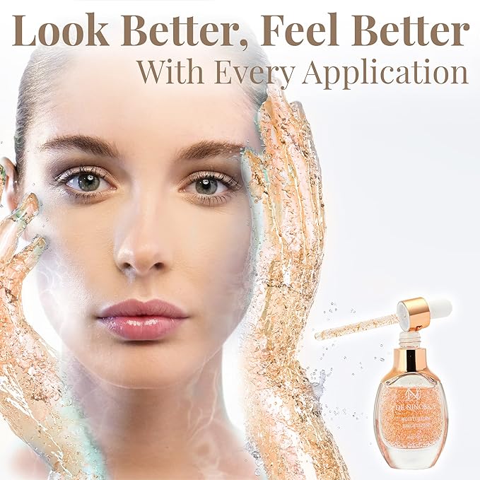 Strawberry Serum with Gold Flakes Essence