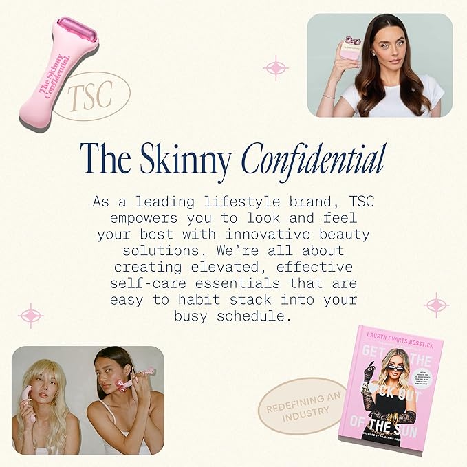 The Skinny Confidential Depuffing Face Oil - Lightweight Multi-Purpose Facial Moisturizer for Healthy Glowing Skin - Hydrates & Firms for Vibrant & Dewy Glow - Facial Serum for Fine Lines & Wrinkles