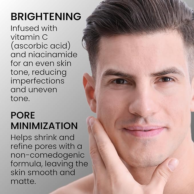 Total Package Serum - Vitamin C - Hyaluronic Acid - Acetyl Hexapeptide-8 - Niacinamide Serum - Argireline - Botox in a Bottle and Pore Minimizer for Face -For All Ages, Skin Types and Genders - 50ml