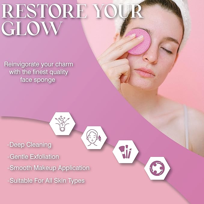 Rose Quartz Face Roller Gua Sha - Rose Quartz Gua Sha Skin Care Set Includes Pink Face Roller & Scraper Tool, Face Sponge, Scented Candle, & Crystal Oil Bottle