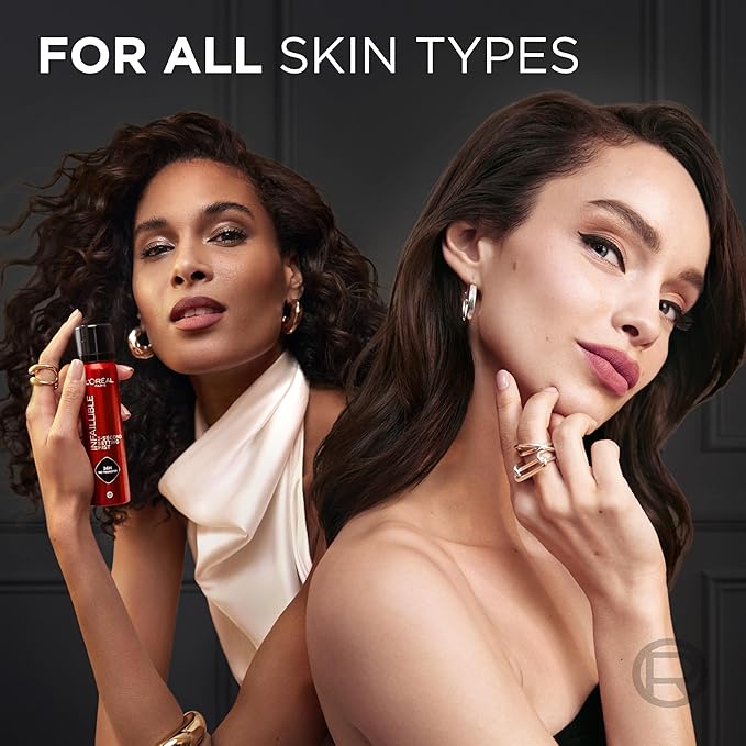 L'Oreal Paris Infallible 3-Second Setting Spray Mist, Microfine Mist for up to 36HR Wear, Clear, 1.76 oz (Pack of 2)