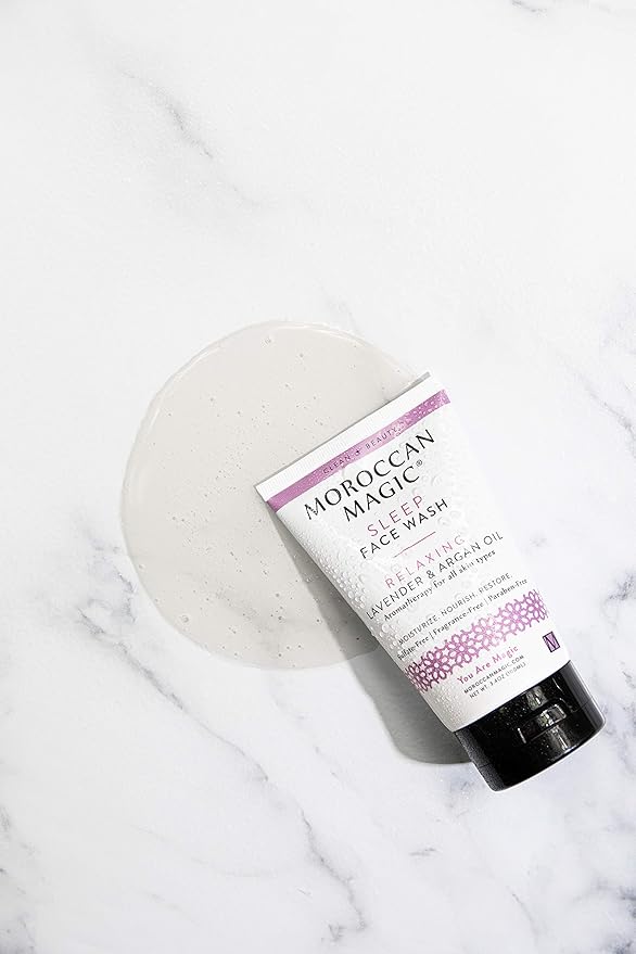 Moroccan Magic Sleep Face Wash | Clean Beauty | Sweet Lavender | Vegan | Cruelty-Free