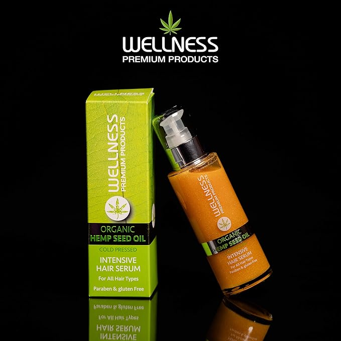 BEAUTY MADE EASY Welllness Premium Products Organic Hemp Serum, 100ML (3.4 oz),WPPS