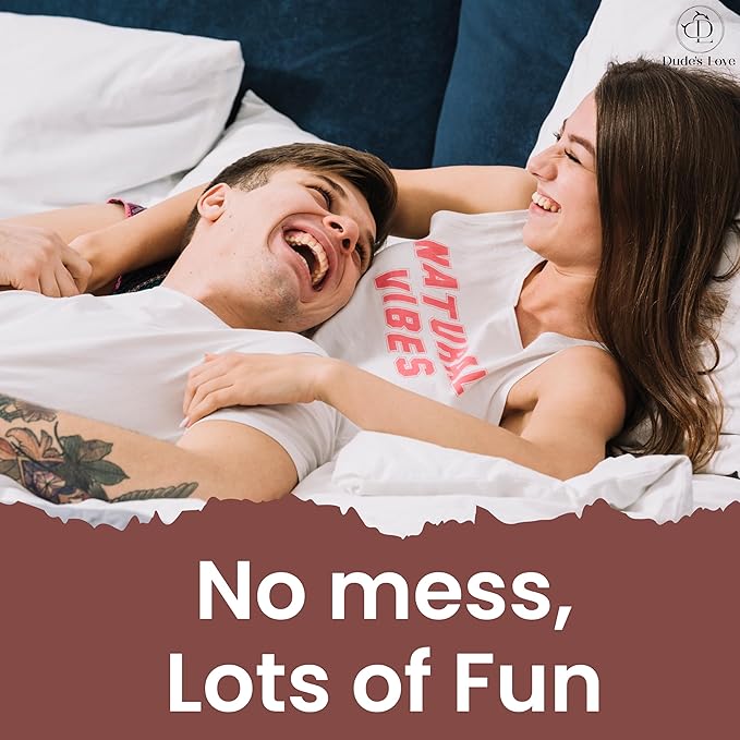 Dude's Love Luscious Belgian Bonbon Chocoalte Massage Oil - Natural Pleasant Aroma, for Men & Women, Nourishing & Moisturizing - 100 ML (3.38 Fl Oz)