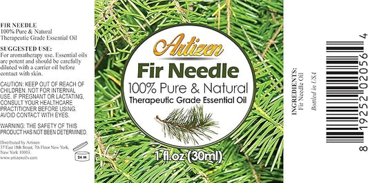 Artizen 30ml Oils - Fir Needle Essential Oil - 1 Fluid Ounce