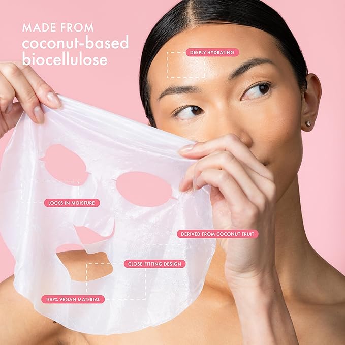 Piña Colada Revitalizing Biocellulose Mocktail Mask