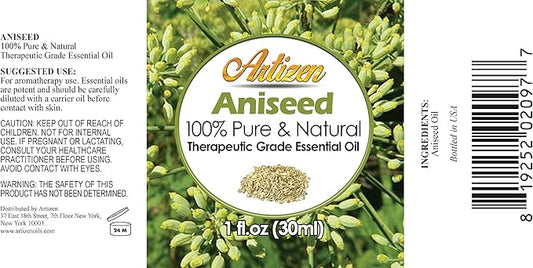 Artizen 30ml Oils - Aniseed Essential Oil - 1 Fluid Ounce