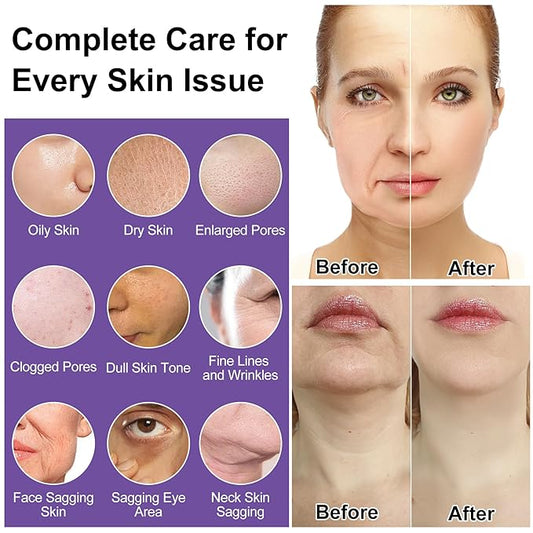 Skin Care Set,Professional Tighten Lift Firm Skincare for Women Teens Teenage Girl,Hydrate Anti-Aging Facial Skin Care Routine Kit,Travel Skincare Gift Set,Wife Mom Womens Gifts for Christmas Birthday