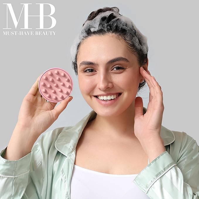 EXPRESSIONS Scalp Massager – 1pc Scalp Massage Tool to Rejuvenate Scalp & Hair Follicles, Ergonomic Design Silicone Scalp Scrubber for Everyday Scalp Care