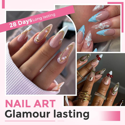 Long Stiletto Nail Tips: 240pcs Long Almond Matted Stiletto Gel Nail Tips No C Curve False Acrylic Fake Nails Full Cover Press On Nails Extensions DIY Home Salon 12 Sizes