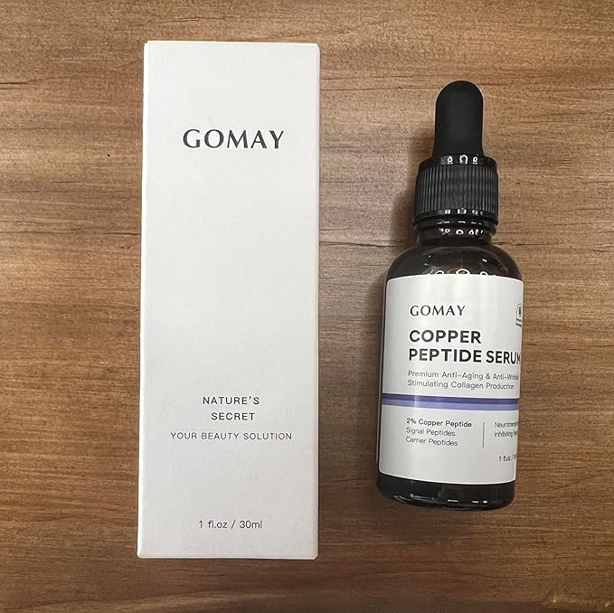 Luxury Copper Peptide Serum - Collagen Booster & Skin Renewal Formula, 1 Fl.Oz