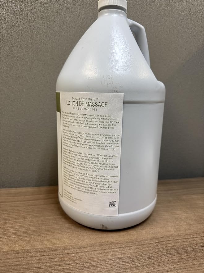 Master Massage Massage Lotion, 1 Gallon Bottle