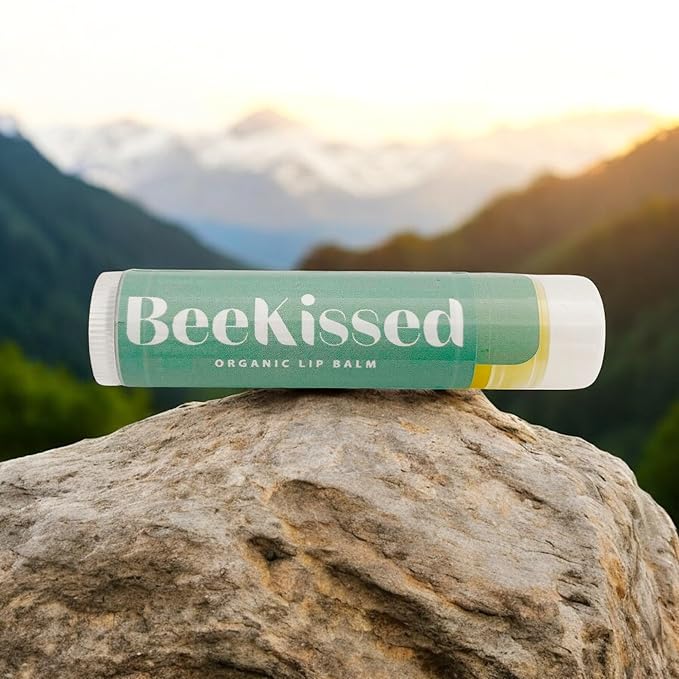 USDA Organic Lip Balm, Eucalyptus Mint with SPF 15, Beeswax, Coconut Oil, Vitamin E & Aloe Vera, 2-Pack (0.15 oz each)