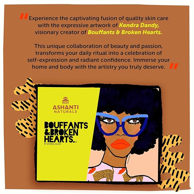 Bouffants Bundle - African Black Soap (8oz) | Whipped Shea Butter Souffle (Midnight Amber)