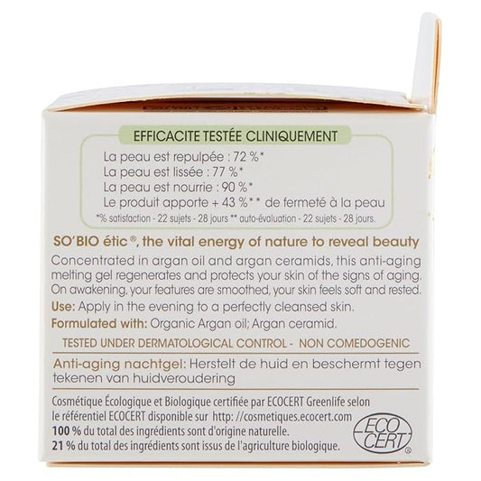 SO’BiO etic Argan Anti-Age Night Gel SoBio 40ml