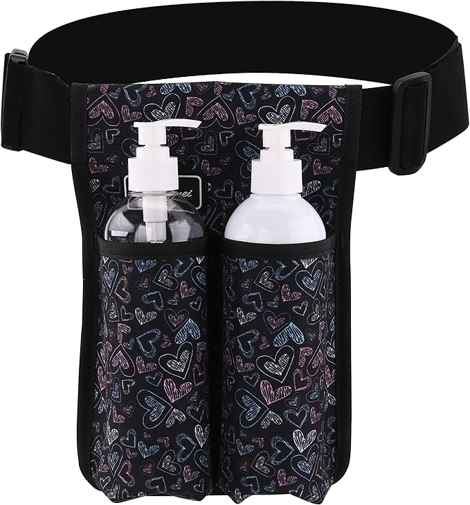 Massage Oil Bag - Massage Therapist Bottle Holster for Lotion & Oil