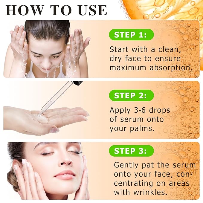 2Pack Vitamin C Serum for Face - Anti Aging Facial Serum with Vitamin C, Hyaluronic Acid, Vitamin E, Promotes Collagen Synthesis, Reduces Dark Spots And Wrinkles, 4.04 Fl Oz