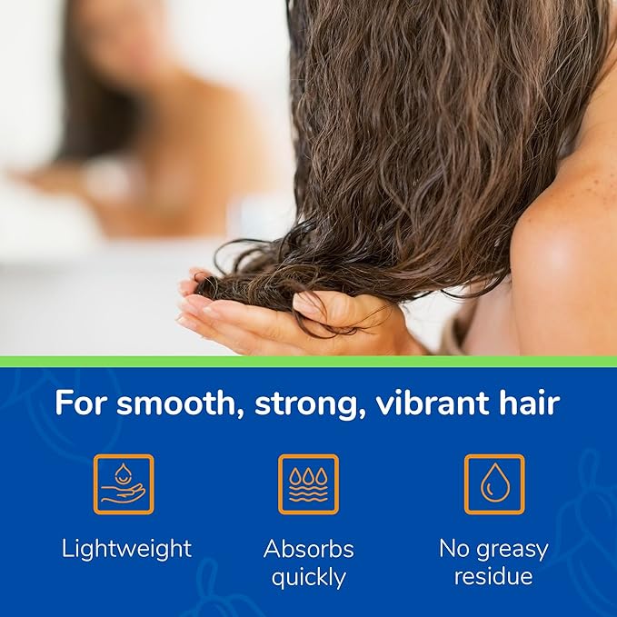 Earth’s Care Jojoba Oil - 100% Pure Jojoba Oil for Hair, Skin and Nails - Cold Pressed - Nourishing Natural Moisturizer - 8 FL OZ