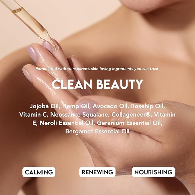 Advanced Night Serum – 1% Squalane for Deep Hydration & Skin Repair, Overnight Recovery for Fine Lines & Dryness, Lightweight, Fast-Absorbing Formula - 1 oz