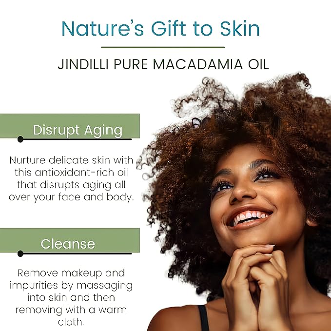 Pure Macadamia Oil | Cold-Pressed, Filtered, All-Natural, Vegan, Non-GMO, Hexane-Free, Cruelty-Free - Multipurpose Moisturizer (7.5 oz)