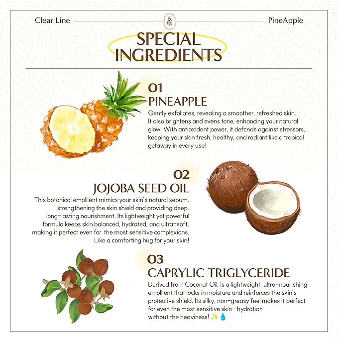 Pineapple Refining Glow Peel-Off Mask Pack, Clear-Line | Korean Skincare Mask Pack (60ml/2.02 fl.oz.)