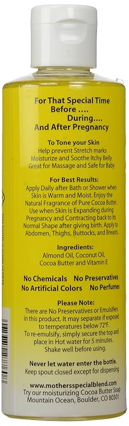 Mother's Special Blend All Natural Skin Toning Oil, 8-Ounce (Pack of 3)