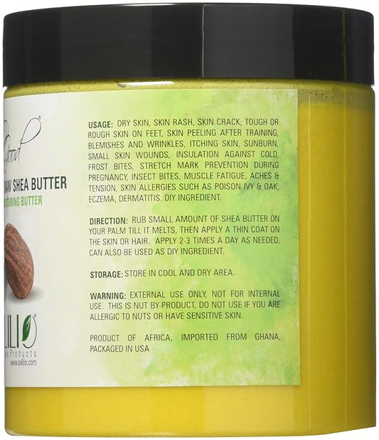 African Shea Butter Soft & Clean 32oz 2 PACK (YELLOW)